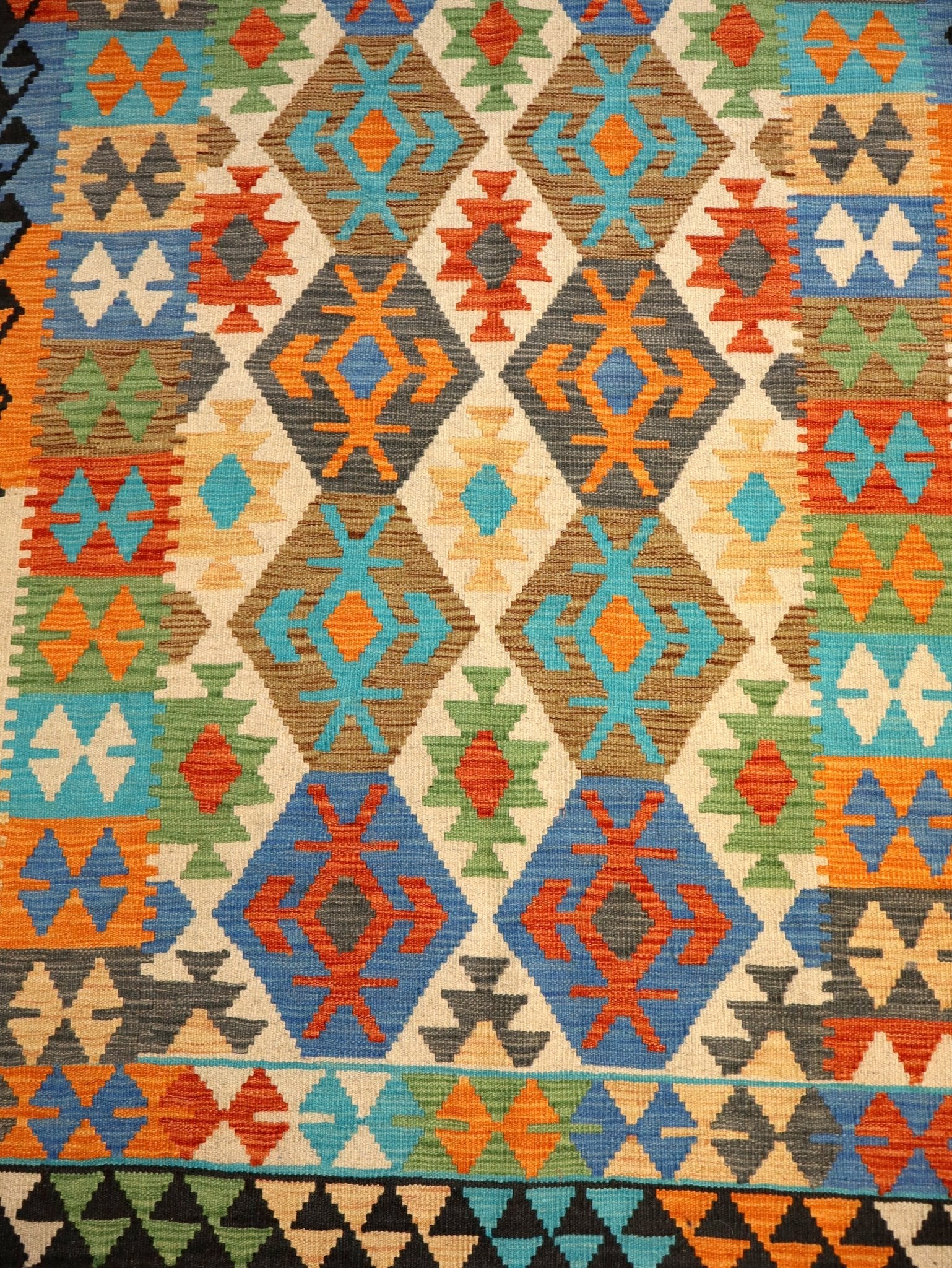 Afghan Maimana Kilim Rug | 4' 2" x 6' 6" - Rug the Rock - available