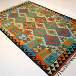 Afghan Maimana Kilim Rug | 4' 2" x 6' 6" - Rug the Rock - available