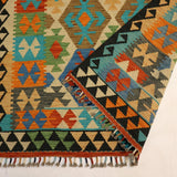 Afghan Maimana Kilim Rug | 4' 2" x 6' 6" - Rug the Rock - available