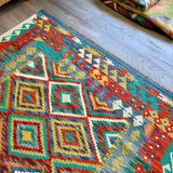 Afghan Maimana Kilim Rug | 5' 1" x 6' 5" - Rug the Rock