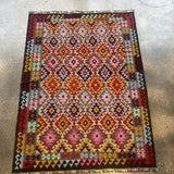 Afghan Maimana Kilim Rug | 5' 5" x 7' 3" - Rug the Rock - available