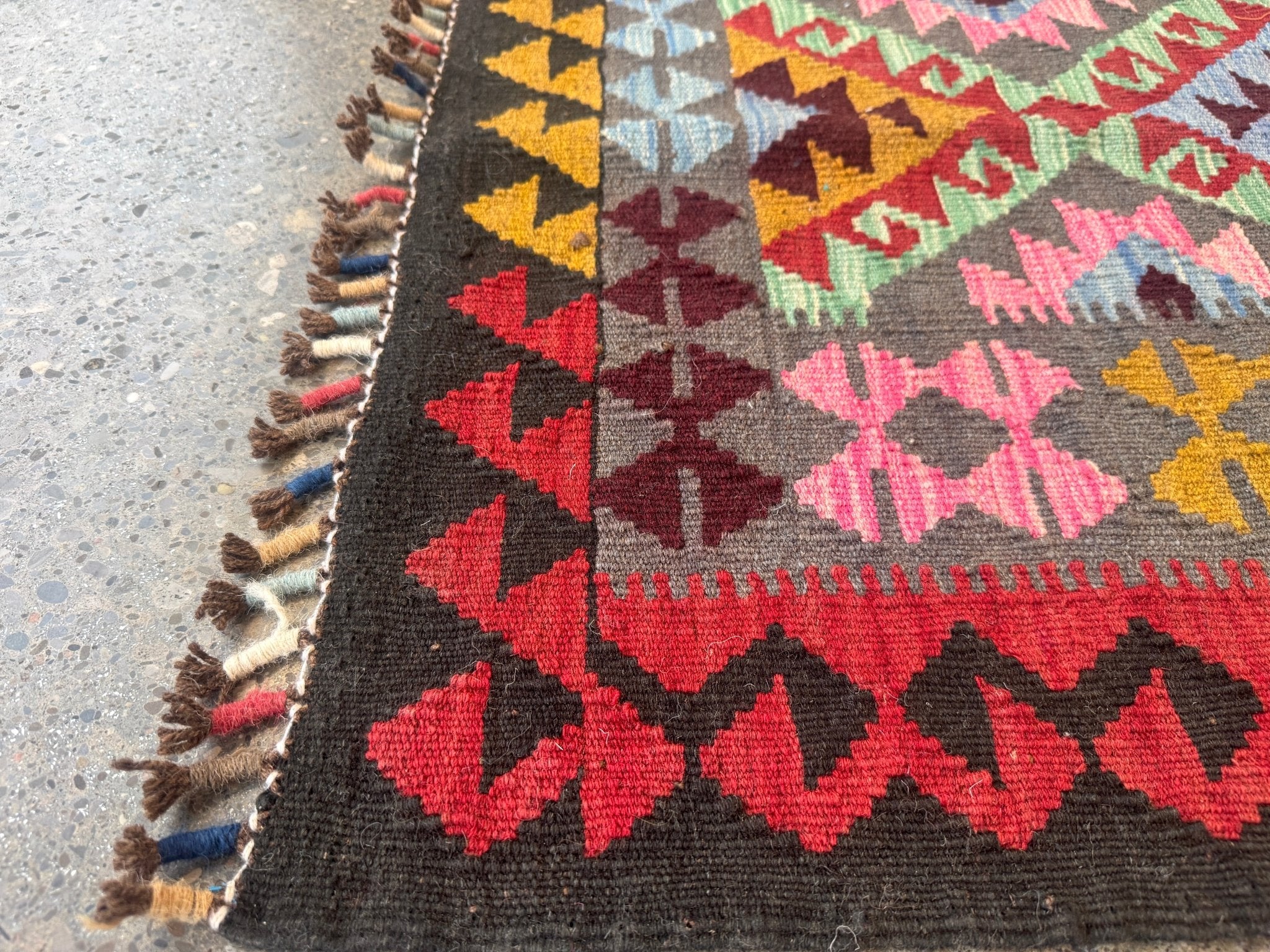 Afghan Maimana Kilim Rug | 5' 5" x 7' 3" - Rug the Rock - available