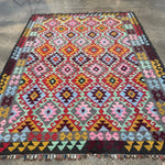 Afghan Maimana Kilim Rug | 5' 5" x 7' 3" - Rug the Rock - available