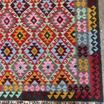 Afghan Maimana Kilim Rug | 5' 5" x 7' 3" - Rug the Rock - available