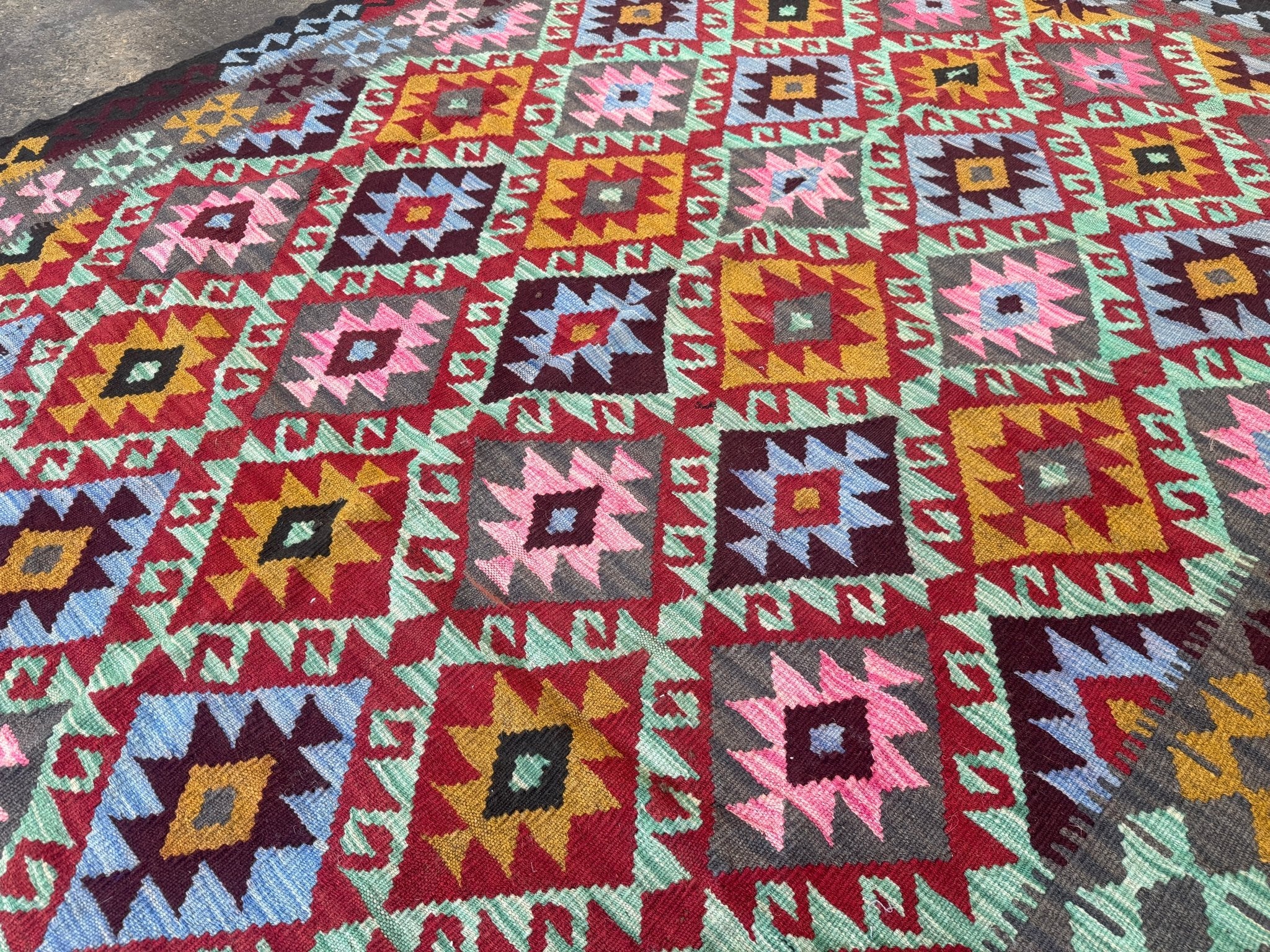 Afghan Maimana Kilim Rug | 5' 5" x 7' 3" - Rug the Rock - available