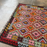Afghan Maimana Kilim Rug | 5' 5" x 7' 3" - Rug the Rock - available
