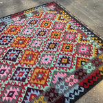 Afghan Maimana Kilim Rug | 5' 5" x 7' 3" - Rug the Rock - available