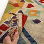Afghan Maimana Kilim Rug | 5' 7" x 8' 9" - Rug the Rock - available
