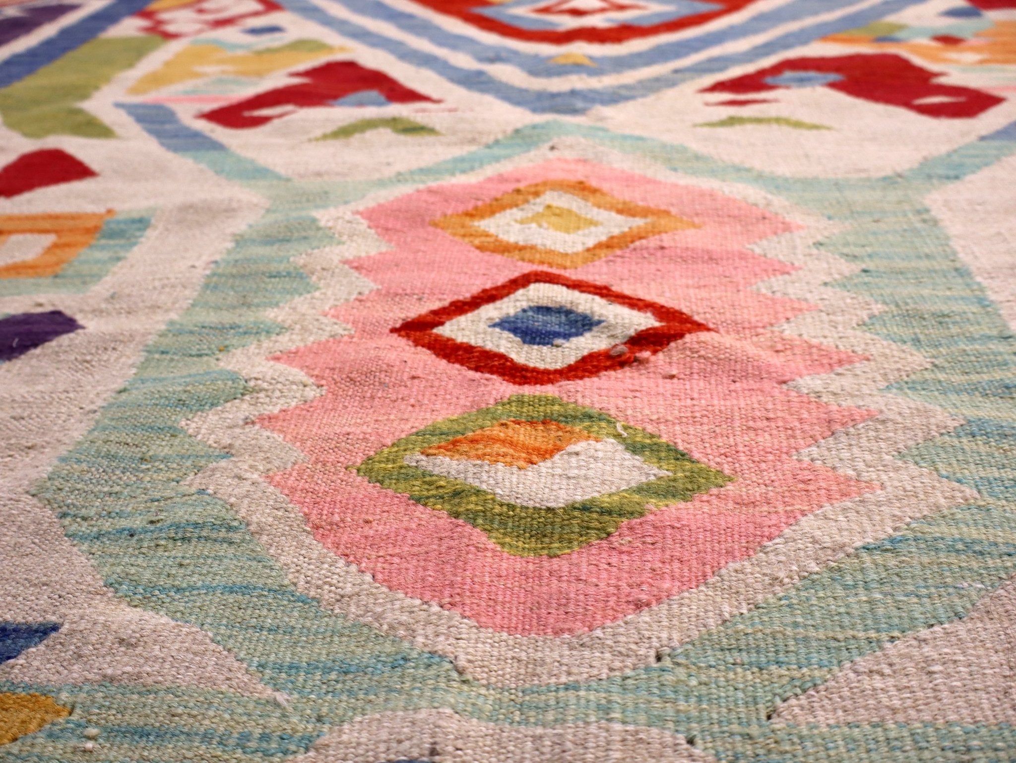 Afghan Maimana Kilim Rug | 5' 7" x 8' 9" - Rug the Rock - available