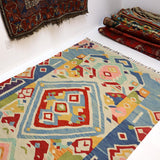 Afghan Maimana Kilim Rug | 5' 7" x 8' 9" - Rug the Rock - available