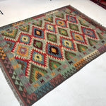 Afghan Maimana Kilim Rug | 5' x 6' 7" - Rug the Rock - available
