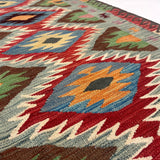 Afghan Maimana Kilim Rug | 5' x 6' 7" - Rug the Rock - available