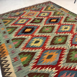 Afghan Maimana Kilim Rug | 5' x 6' 7" - Rug the Rock - available