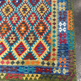 Afghan Maimana Kilim Rug | 6' 10" x 9' 11" - Rug the Rock - available