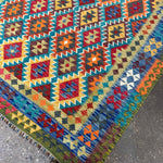 Afghan Maimana Kilim Rug | 6' 10" x 9' 11" - Rug the Rock - available