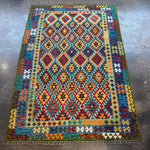 Afghan Maimana Kilim Rug | 6' 10" x 9' 11" - Rug the Rock - available