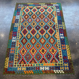 Afghan Maimana Kilim Rug | 6' 10" x 9' 11" - Rug the Rock - available