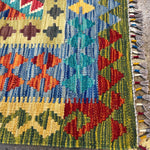 Afghan Maimana Kilim Rug | 6' 10" x 9' 11" - Rug the Rock - available