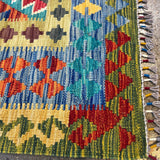 Afghan Maimana Kilim Rug | 6' 10" x 9' 11" - Rug the Rock - available