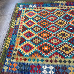 Afghan Maimana Kilim Rug | 6' 10" x 9' 11" - Rug the Rock - available