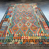 Afghan Maimana Kilim Rug | 6' 6" x 9' 8" - Rug the Rock - available