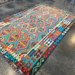 Afghan Maimana Kilim Rug | 6' 6" x 9' 8" - Rug the Rock - available