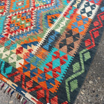 Afghan Maimana Kilim Rug | 6' 6" x 9' 8" - Rug the Rock - available