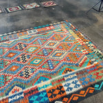 Afghan Maimana Kilim Rug | 6' 6" x 9' 8" - Rug the Rock - available