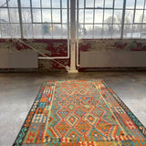 Afghan Maimana Kilim Rug | 6' 6" x 9' 8" - Rug the Rock - available