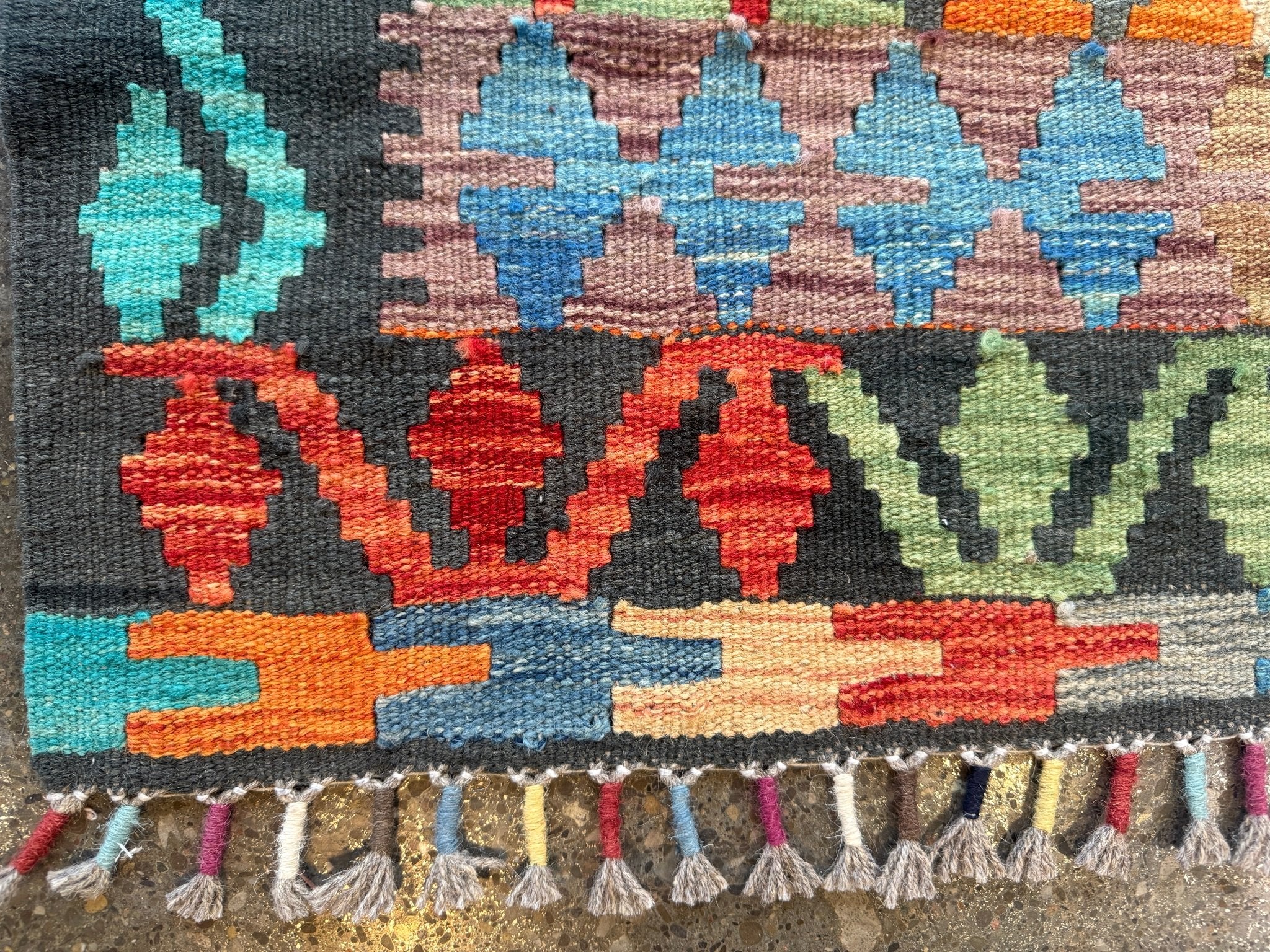 Afghan Maimana Kilim Rug | 6' 6" x 9' 8" - Rug the Rock - available