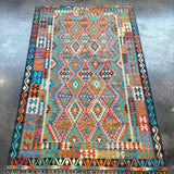Afghan Maimana Kilim Rug | 6' 6" x 9' 8" - Rug the Rock - available