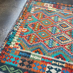 Afghan Maimana Kilim Rug | 6' 6" x 9' 8" - Rug the Rock - available