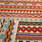 Afghan Maimana Kilim Rug | 6' 7" x 9' 10" - Rug the Rock - available