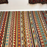 Afghan Maimana Kilim Rug | 6' 7" x 9' 10" - Rug the Rock - available
