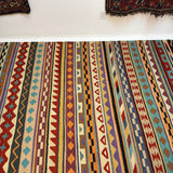Afghan Maimana Kilim Rug | 6' 7" x 9' 10" - Rug the Rock - available