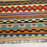Afghan Maimana Kilim Rug | 6' 7" x 9' 10" - Rug the Rock - available
