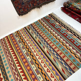 Afghan Maimana Kilim Rug | 6' 7" x 9' 10" - Rug the Rock - available