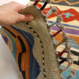 Afghan Maimana Kilim Rug | 6' 7" x 9' 10" - Rug the Rock - available