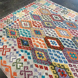 Afghan Maimana Kilim Rug | 7' x 9' 11" - Rug the Rock - available
