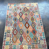 Afghan Maimana Kilim Rug | 7' x 9' 11" - Rug the Rock - available