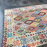 Afghan Maimana Kilim Rug | 7' x 9' 11" - Rug the Rock - available