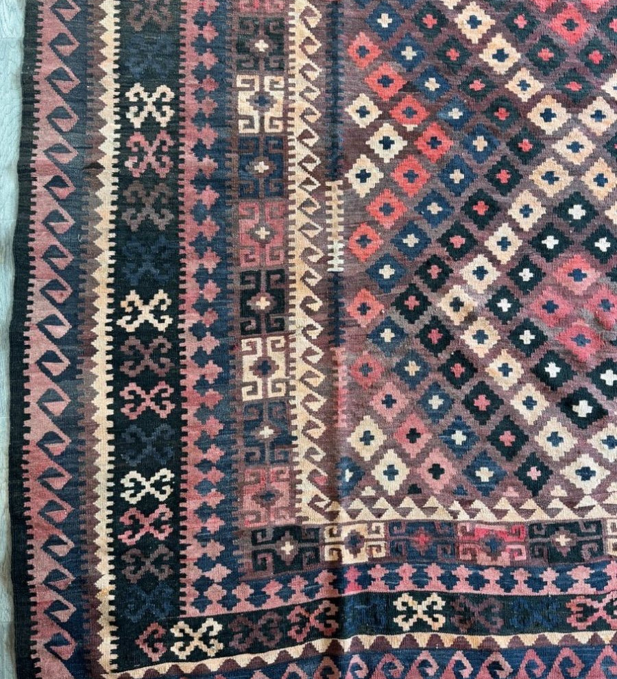 Afghan Uzbek Kilim Rug | 7' 10" x 10' 6" - Rug the Rock