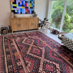 Afghan Uzbek Kilim Rug | 7' 10" x 10' 6" - Rug the Rock