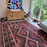 Afghan Uzbek Kilim Rug | 7' 10" x 10' 6" - Rug the Rock