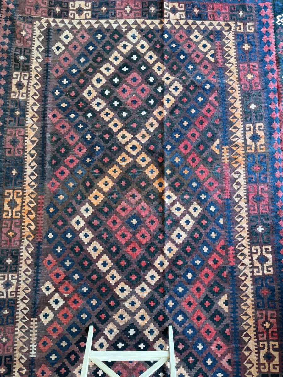 Afghan Uzbek Kilim Rug | 7' 10" x 10' 6" - Rug the Rock