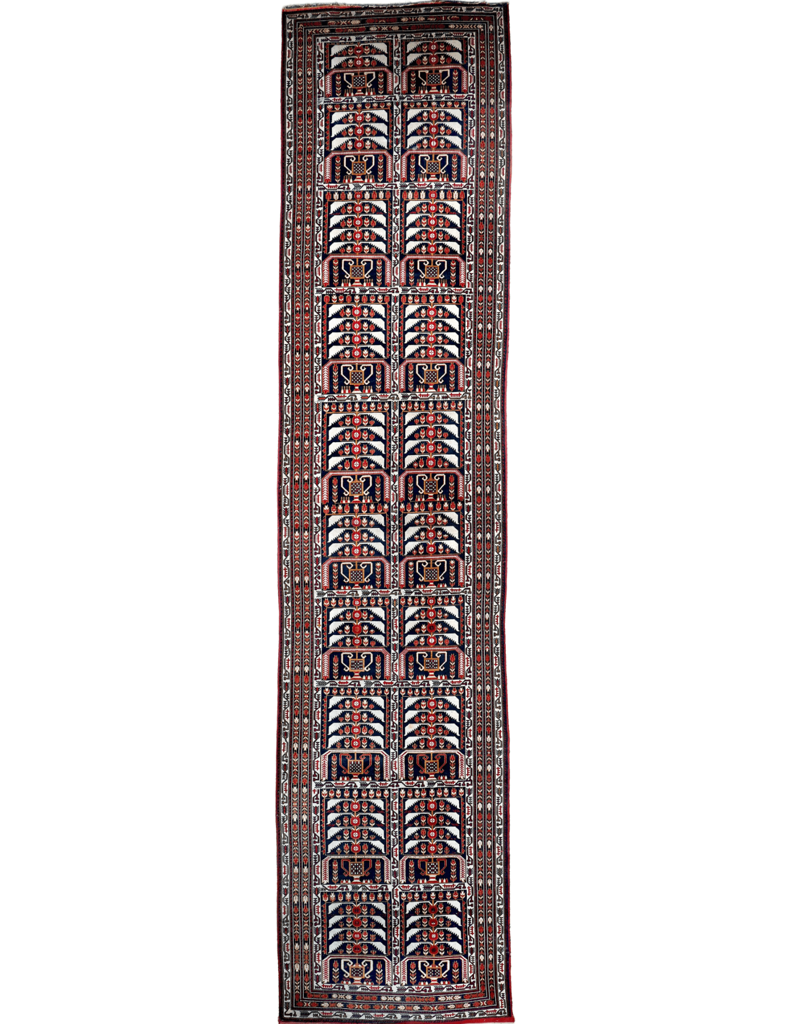 Afghan Zakini Baluch Runner Rug | 2' 9" x 12' 10" - Rug the Rock -