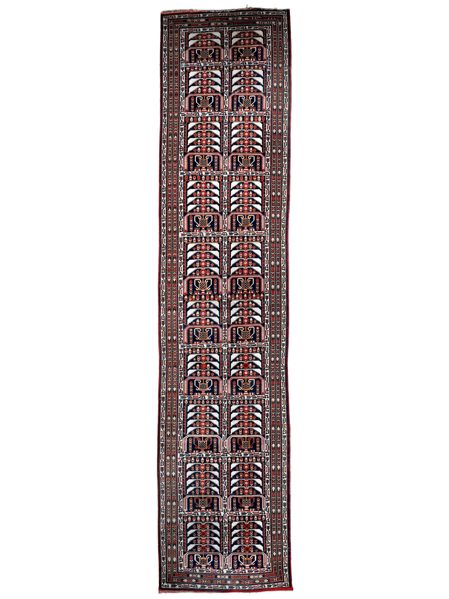 Afghan Zakini Baluch Runner Rug | 2' 9" x 12' 10" - Rug the Rock -