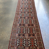 Afghan Zakini Baluch Runner Rug | 2' 9" x 12' 10" - Rug the Rock -