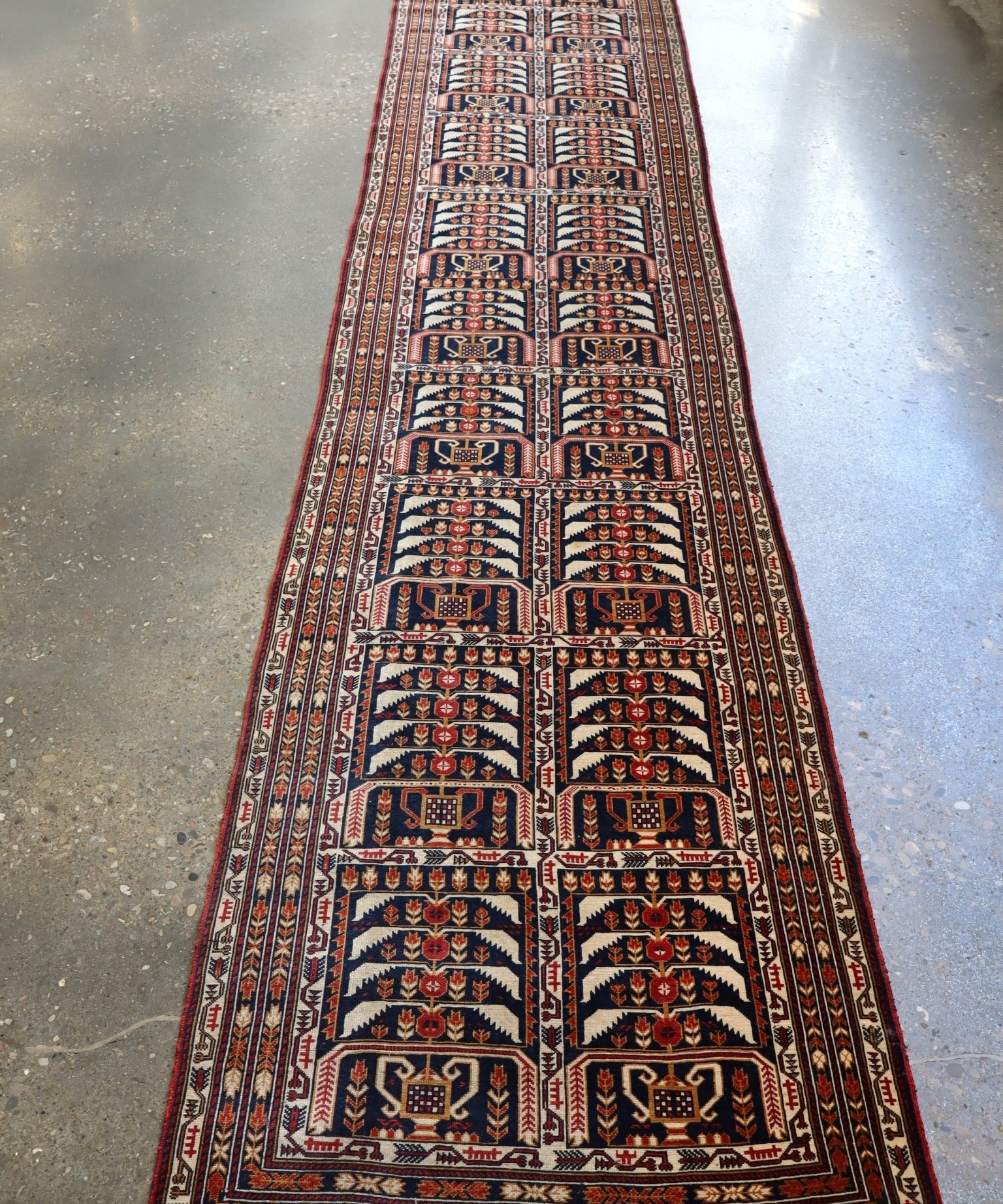 Afghan Zakini Baluch Runner Rug | 2' 9" x 12' 10" - Rug the Rock -