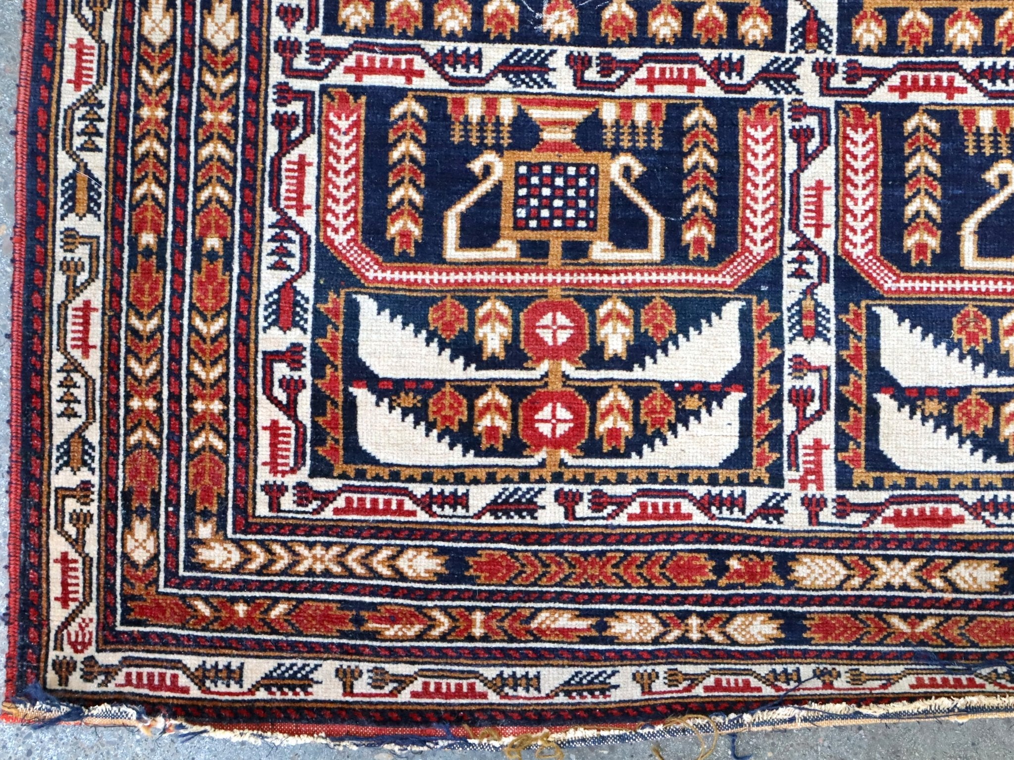 Afghan Zakini Baluch Runner Rug | 2' 9" x 12' 10" - Rug the Rock -